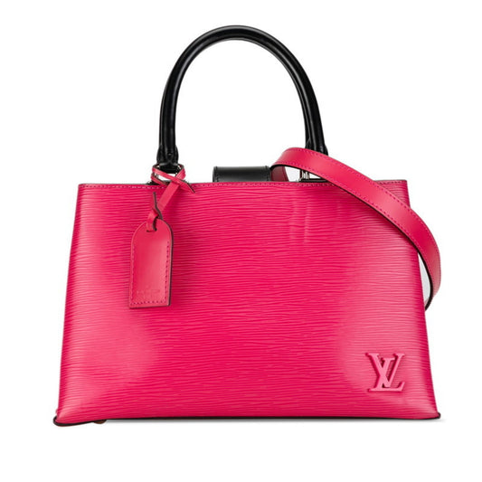 Louis Vuitton Kleber, Pink, Leather, handbag