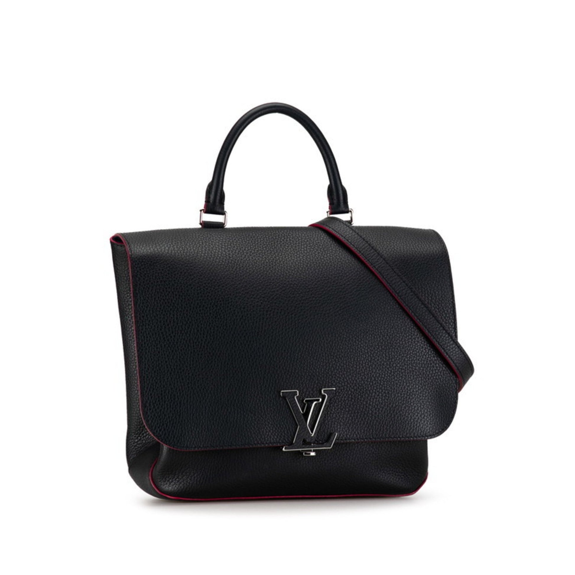 Louis Vuitton Volta, Navy, Leather, shoulder