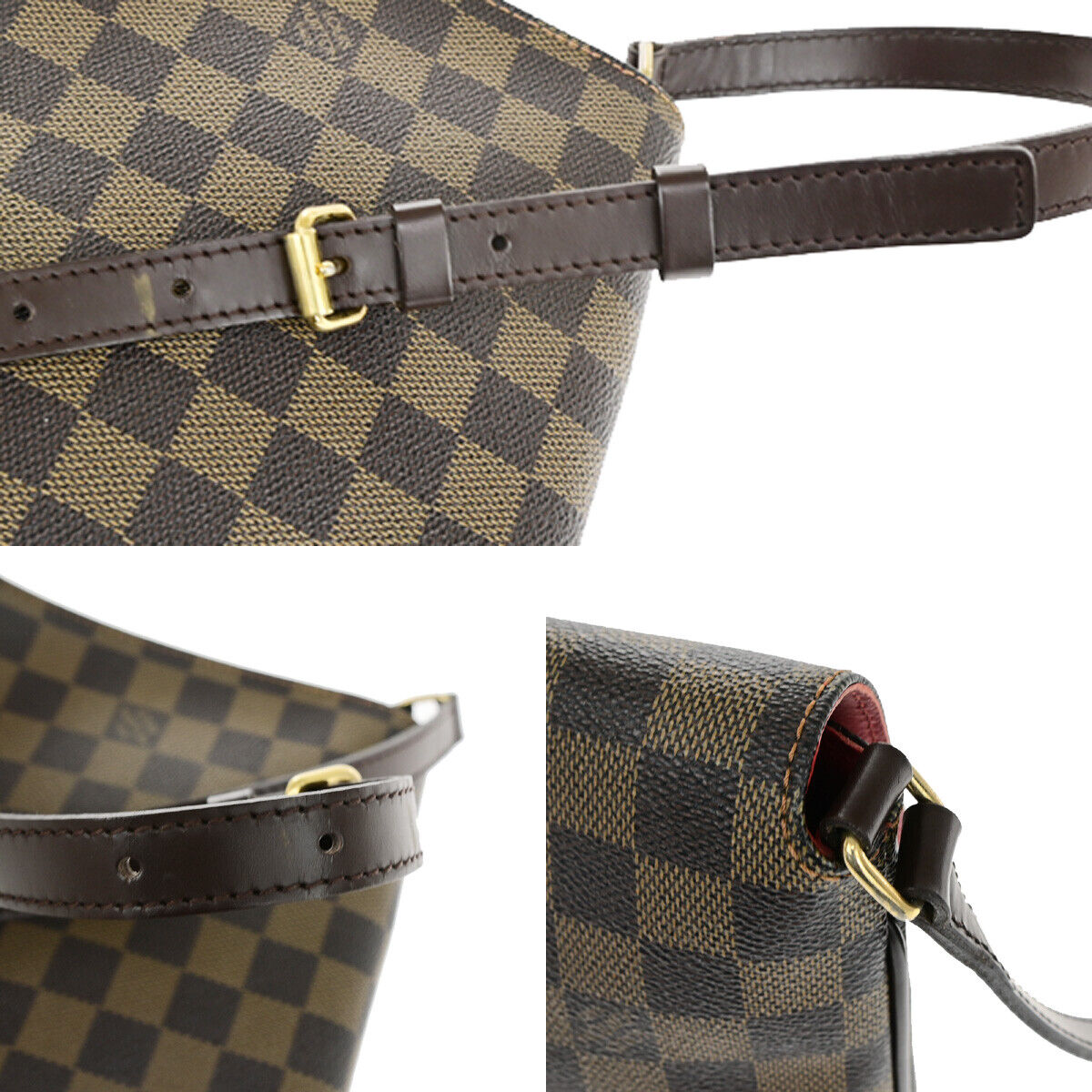 Louis Vuitton Musette Tango, Brown, Canvas, handbag