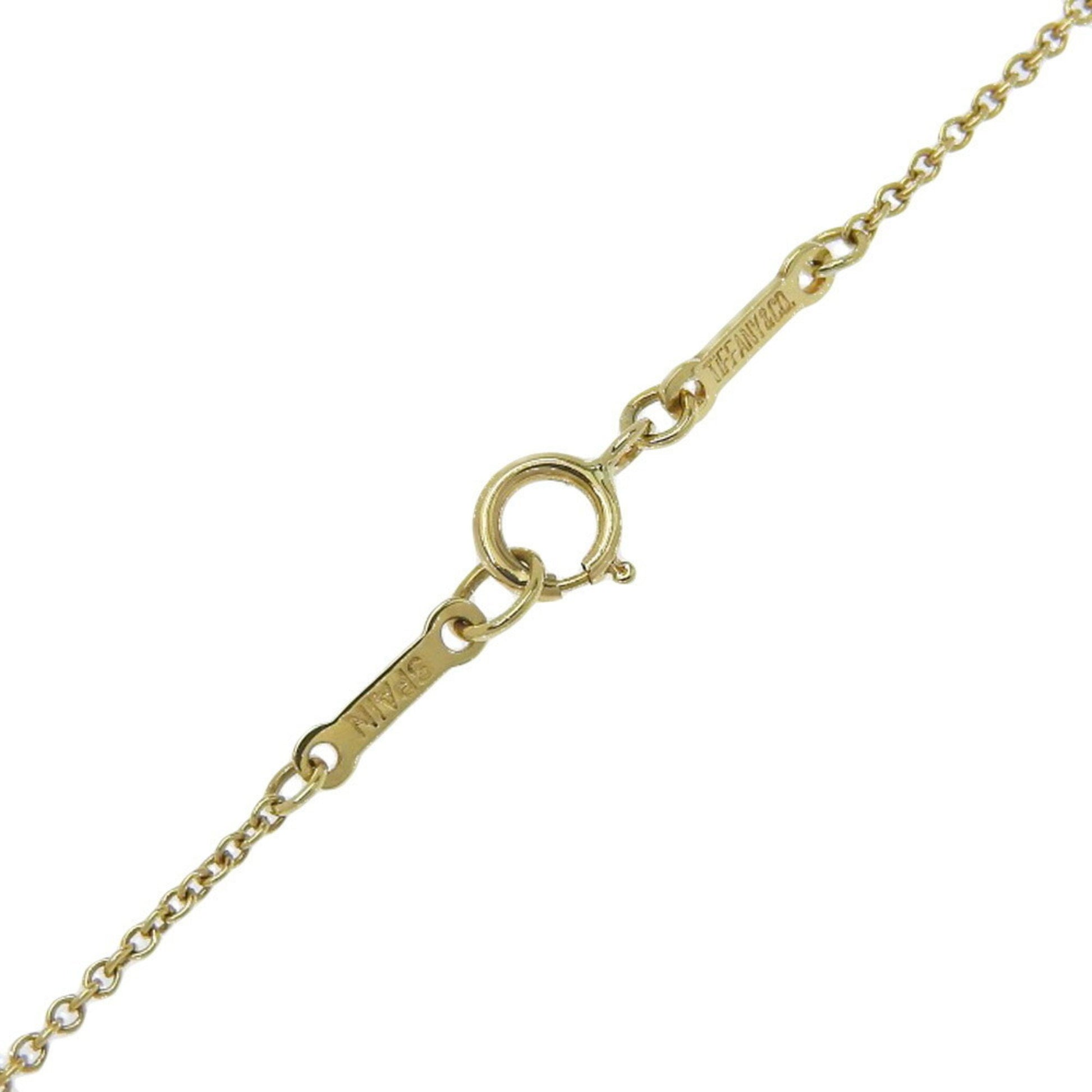 Tiffany & Co Open Heart, Gold, Yellow Gold, necklace