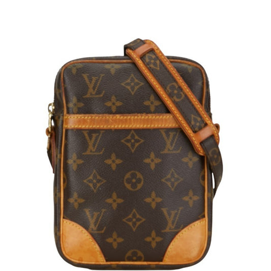 Louis Vuitton Danube, Brown, Canvas, shoulder