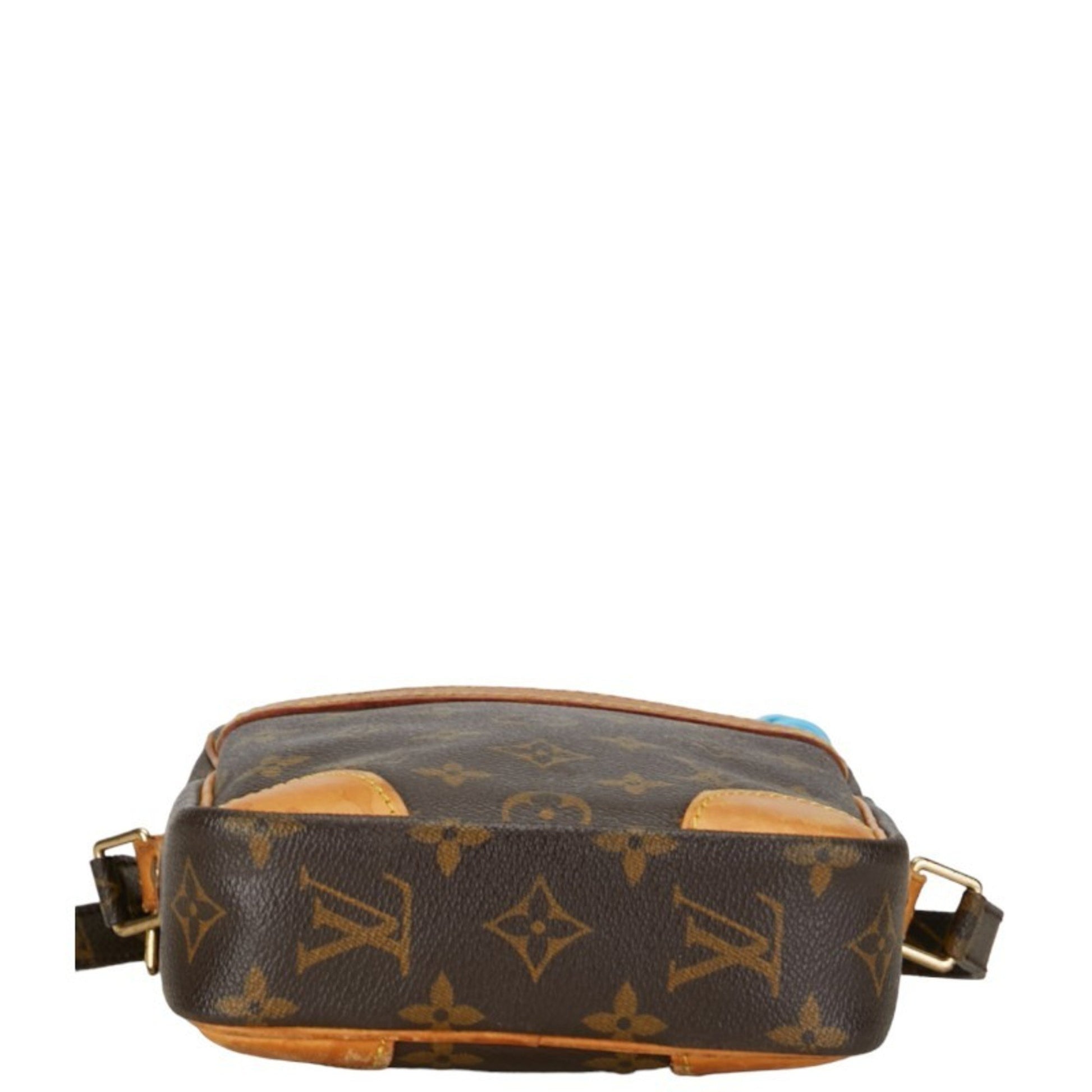 Louis Vuitton Danube, Brown, Canvas, shoulder