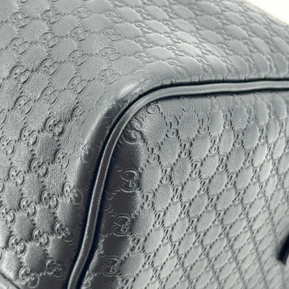 Gucci Joy Boston Microguccissima Leather, Black, Leather, Handbag