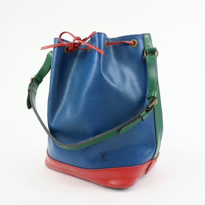 Louis Vuitton Tricolor Noe Epi Leather, Blue, Leather, Handbag