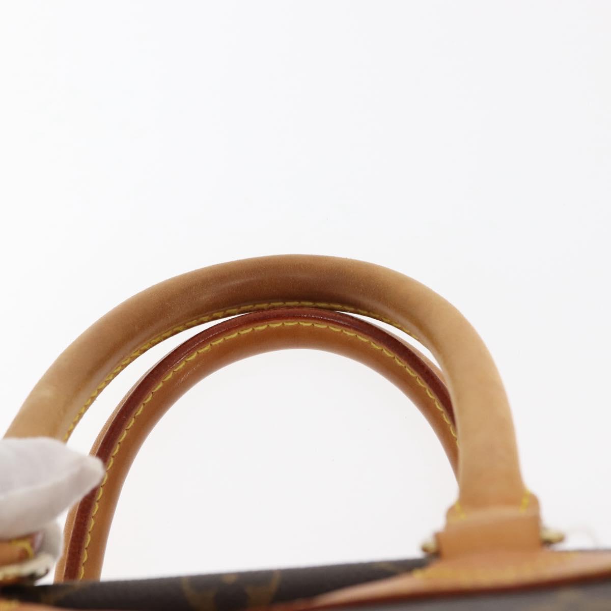 Louis Vuitton Deauville Handbag Monogram Canvas, BROWN, CANVAS, Handbag