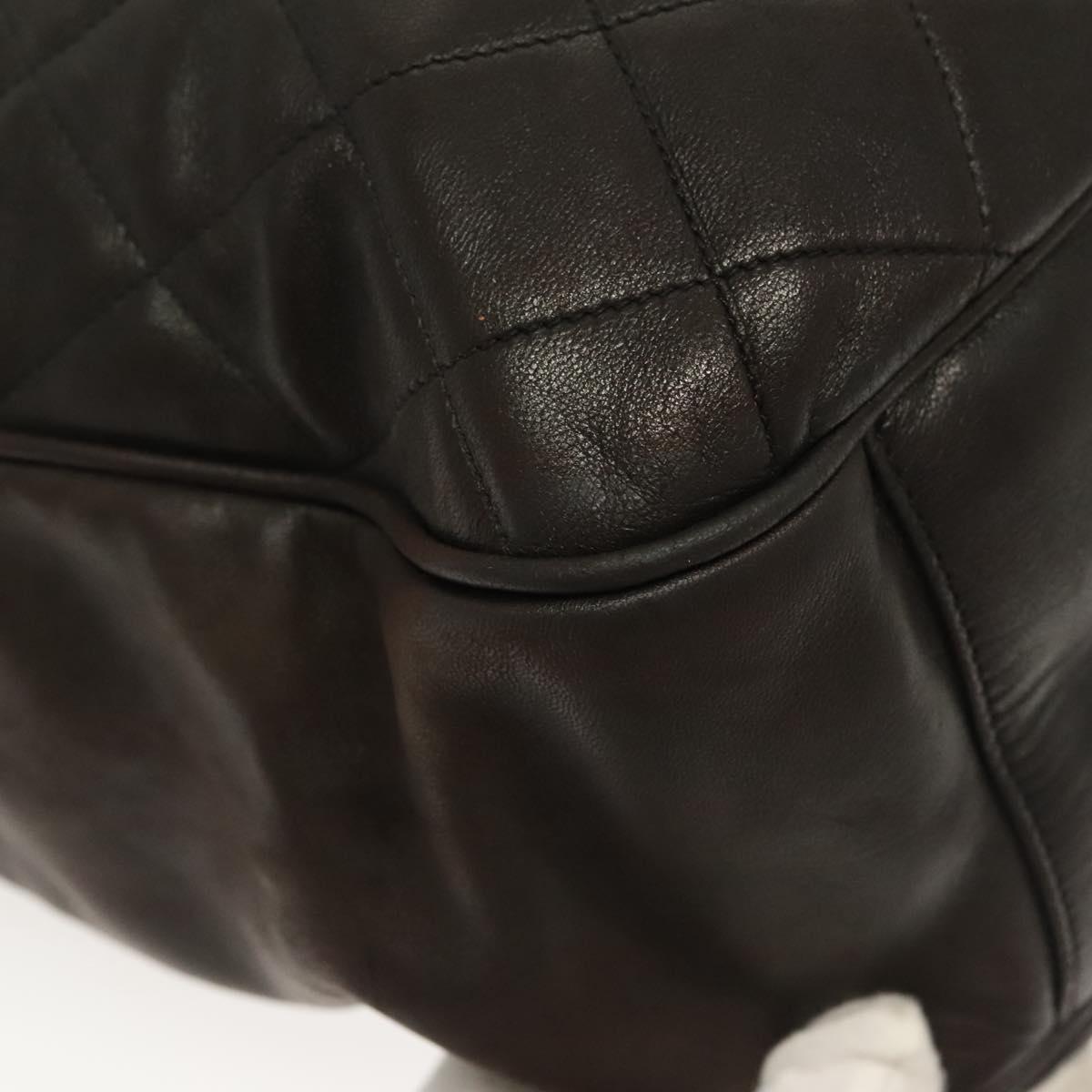 Chanel, "BROWN,GOLD", Leather, tote