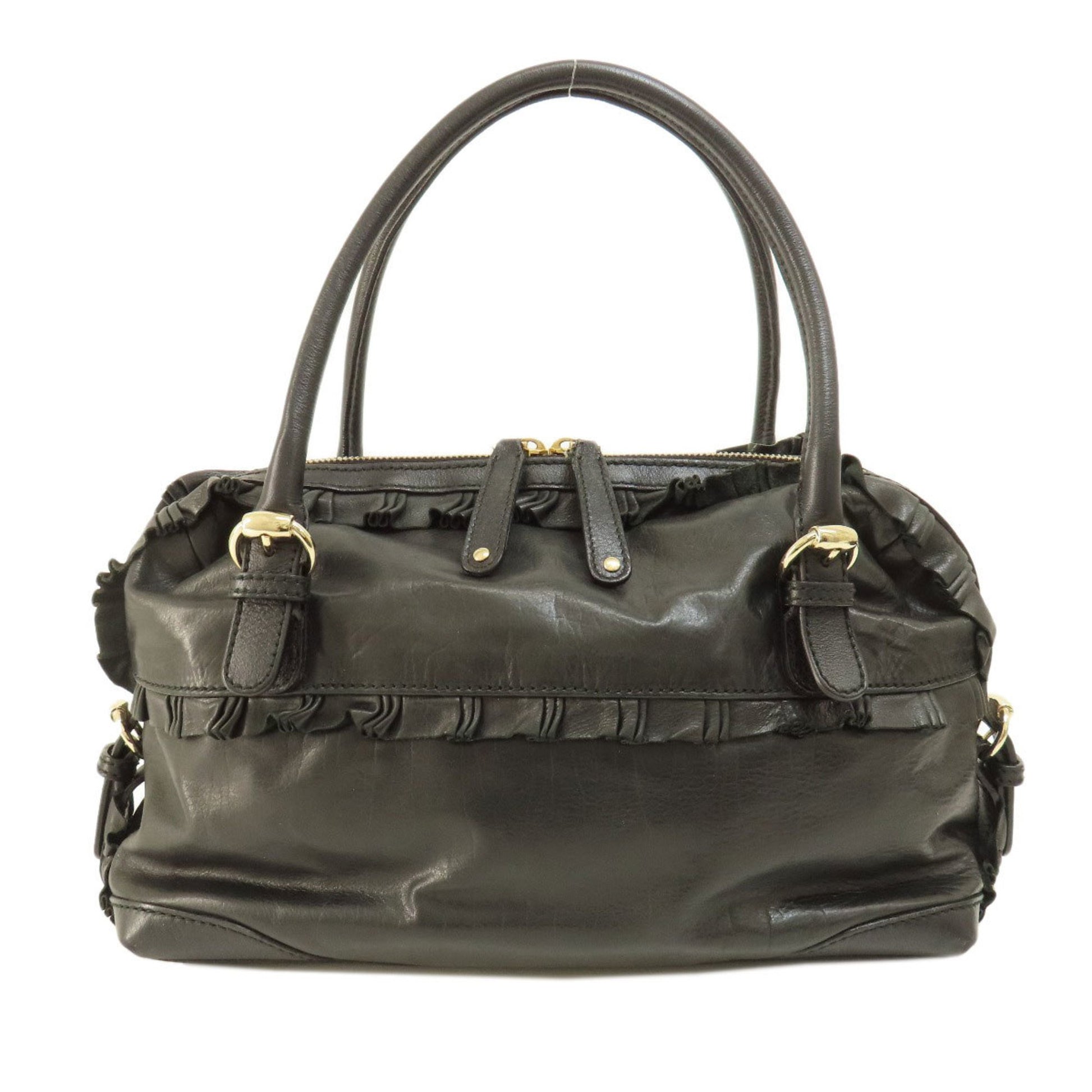 Gucci --, Black, Leather, handbag