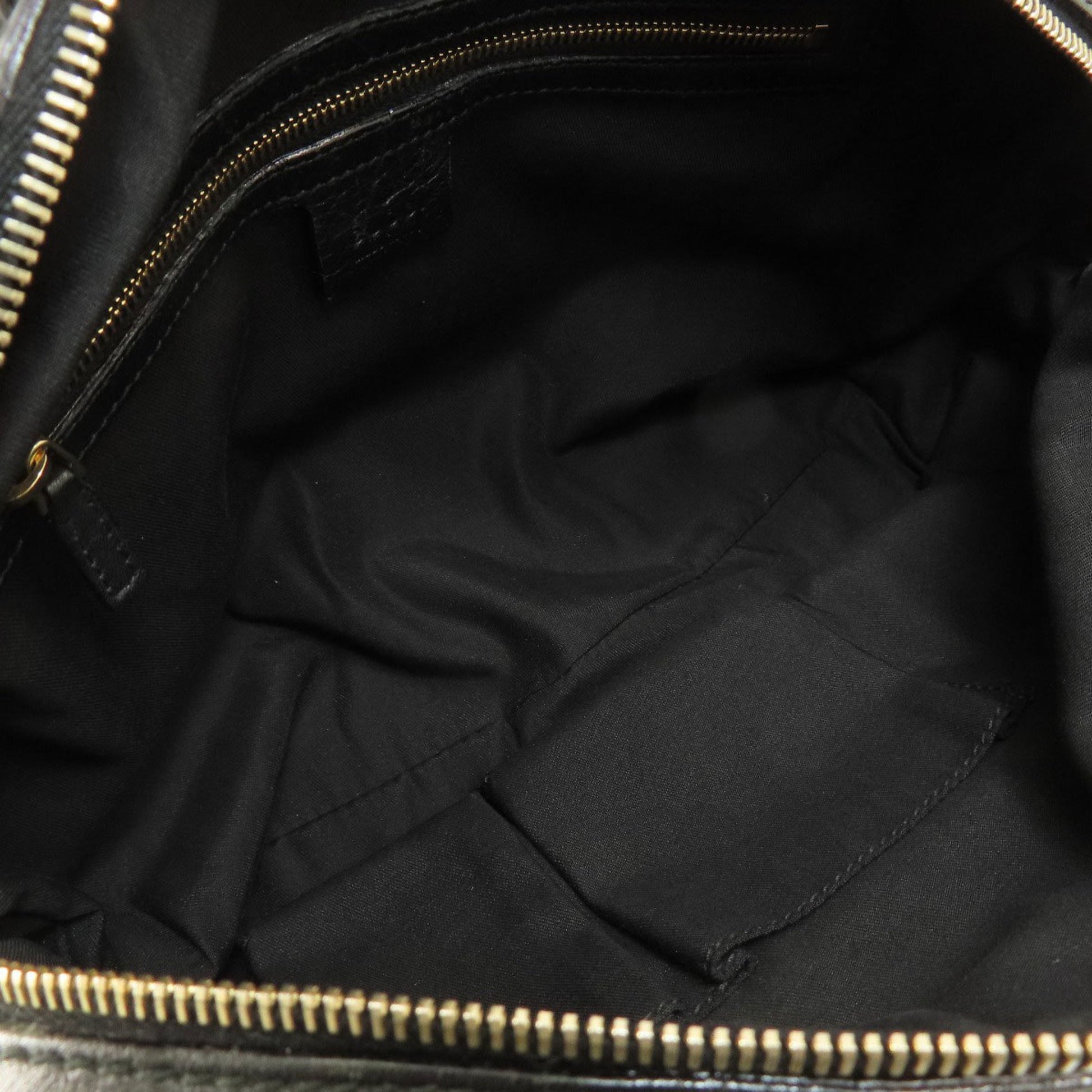 Gucci --, Black, Leather, handbag