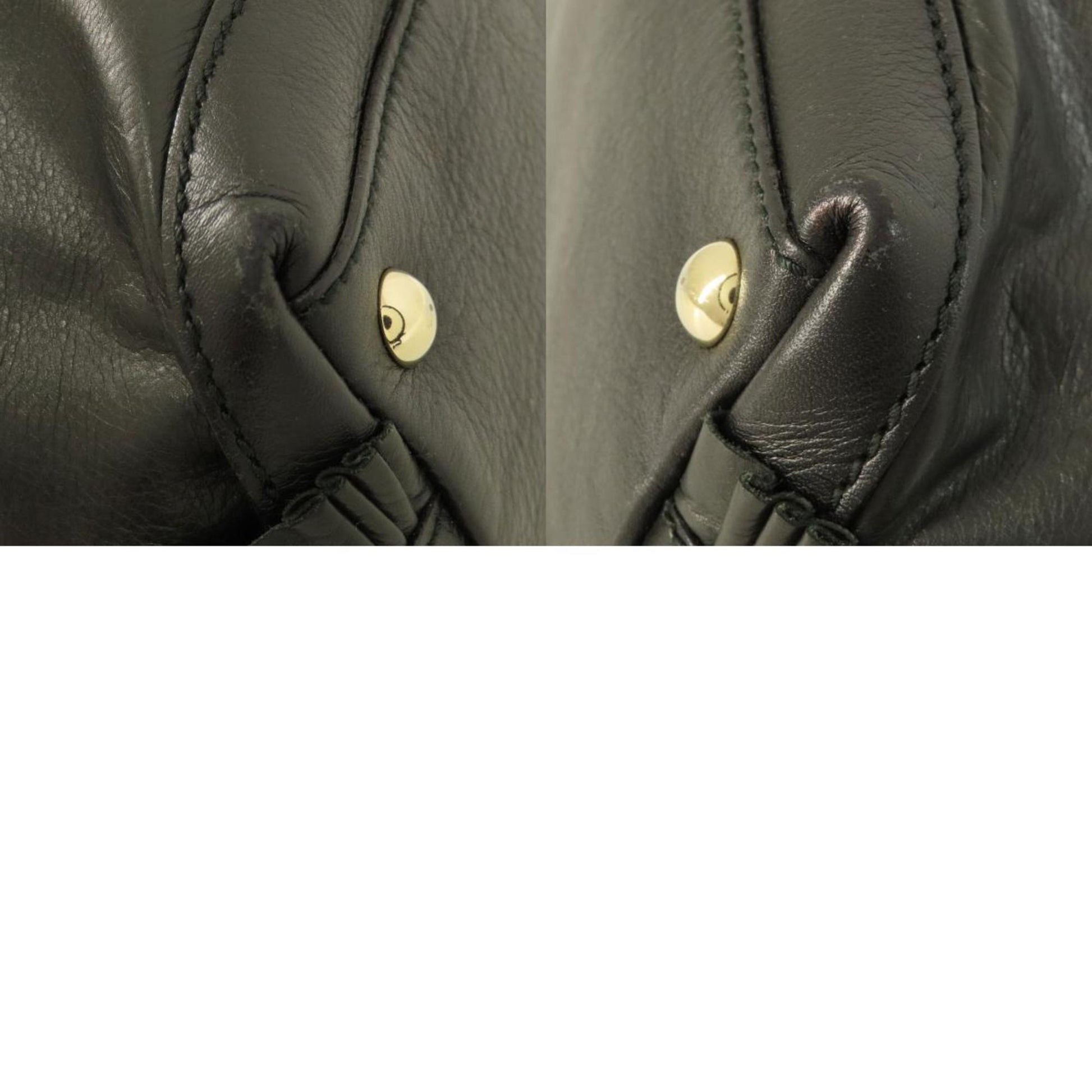 Gucci --, Black, Leather, handbag