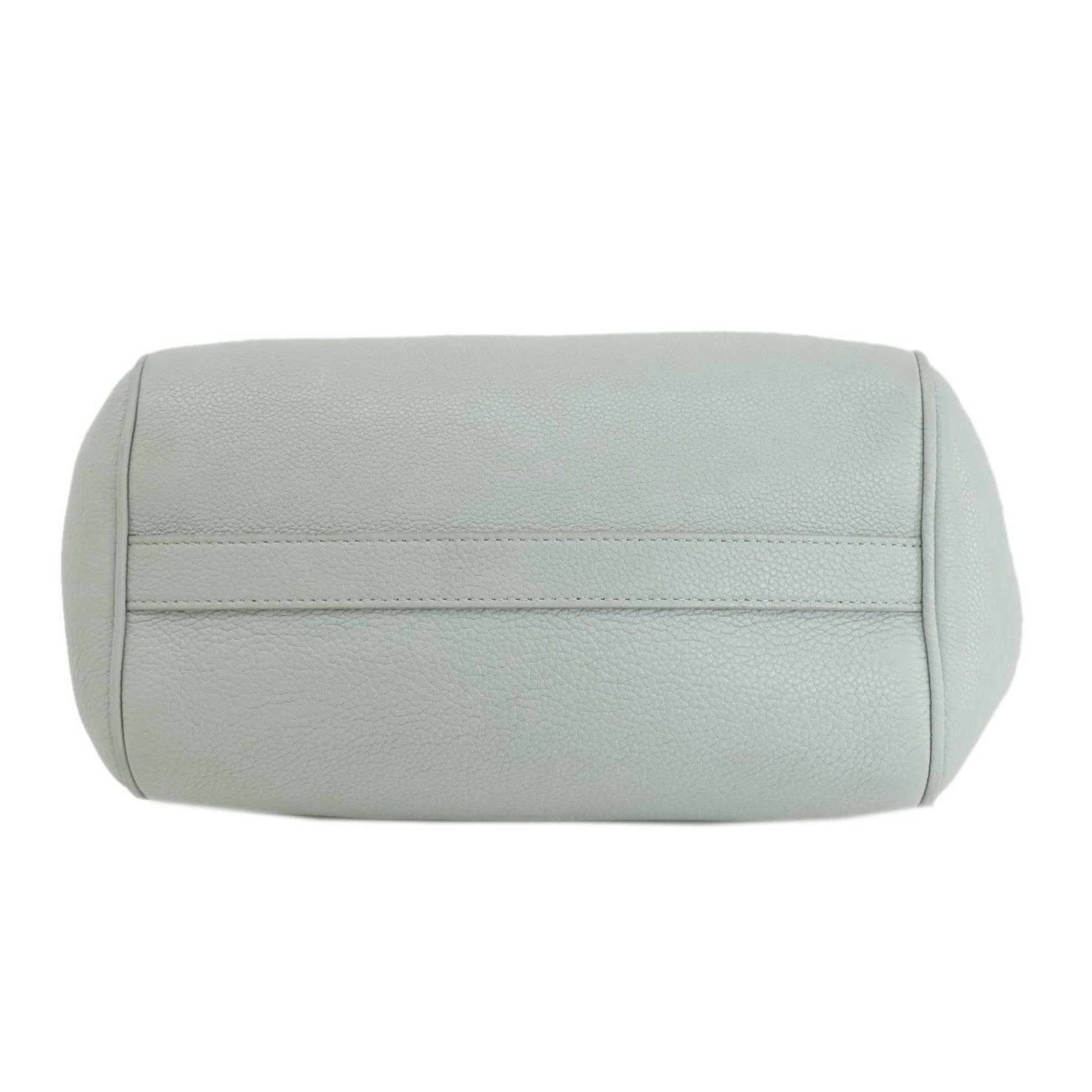 Céline Cabas, Grey, Leather, handbag