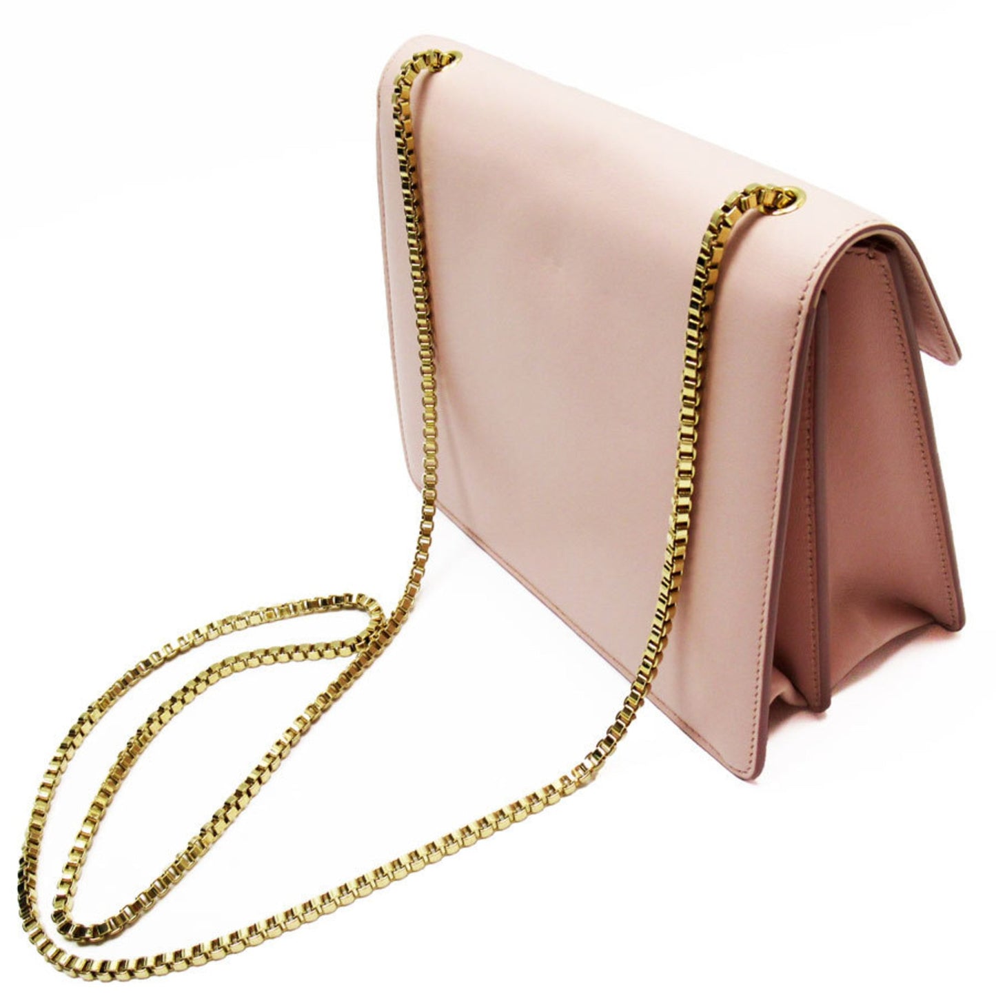 Salvatore Ferragamo Gancini, Pink, Leather, shoulder