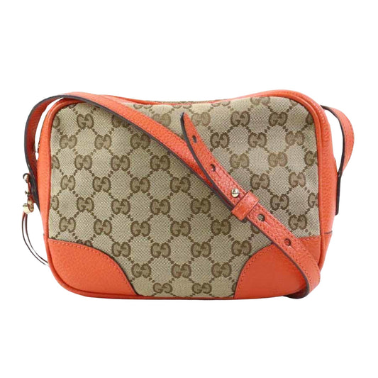 Gucci Bree, Beige, Canvas, shoulder