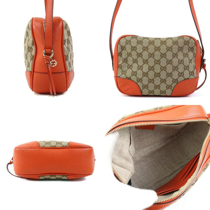 Gucci Bree, Beige, Canvas, shoulder