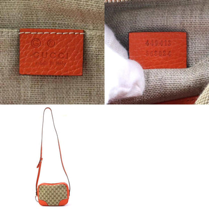 Gucci Bree, Beige, Canvas, shoulder