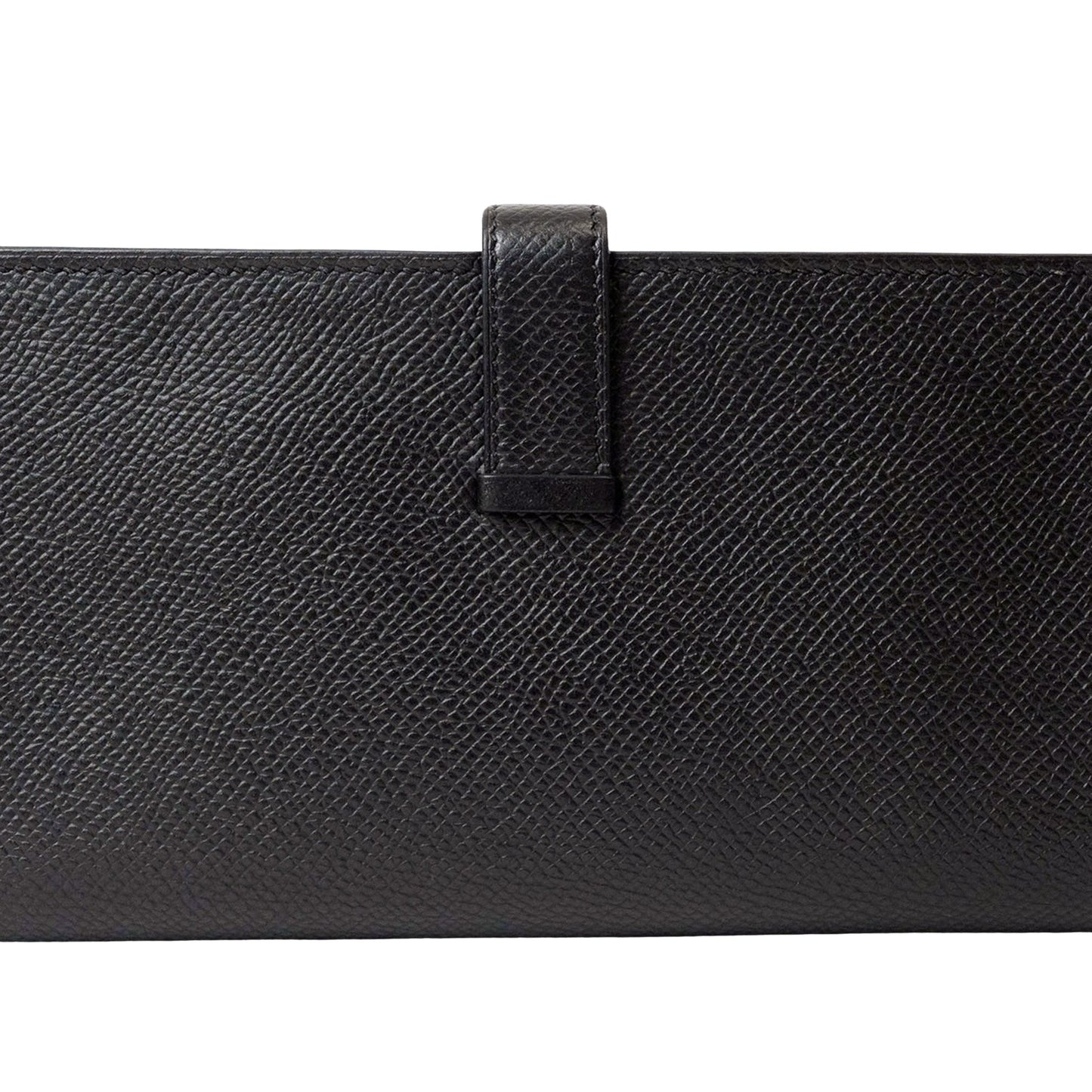 Hermès Béarn, Black, Leather, wallet