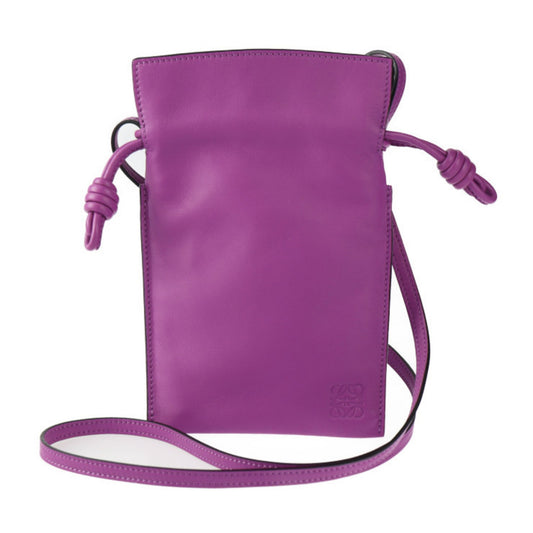 Loewe Flamenco, Purple, Leather, shoulder