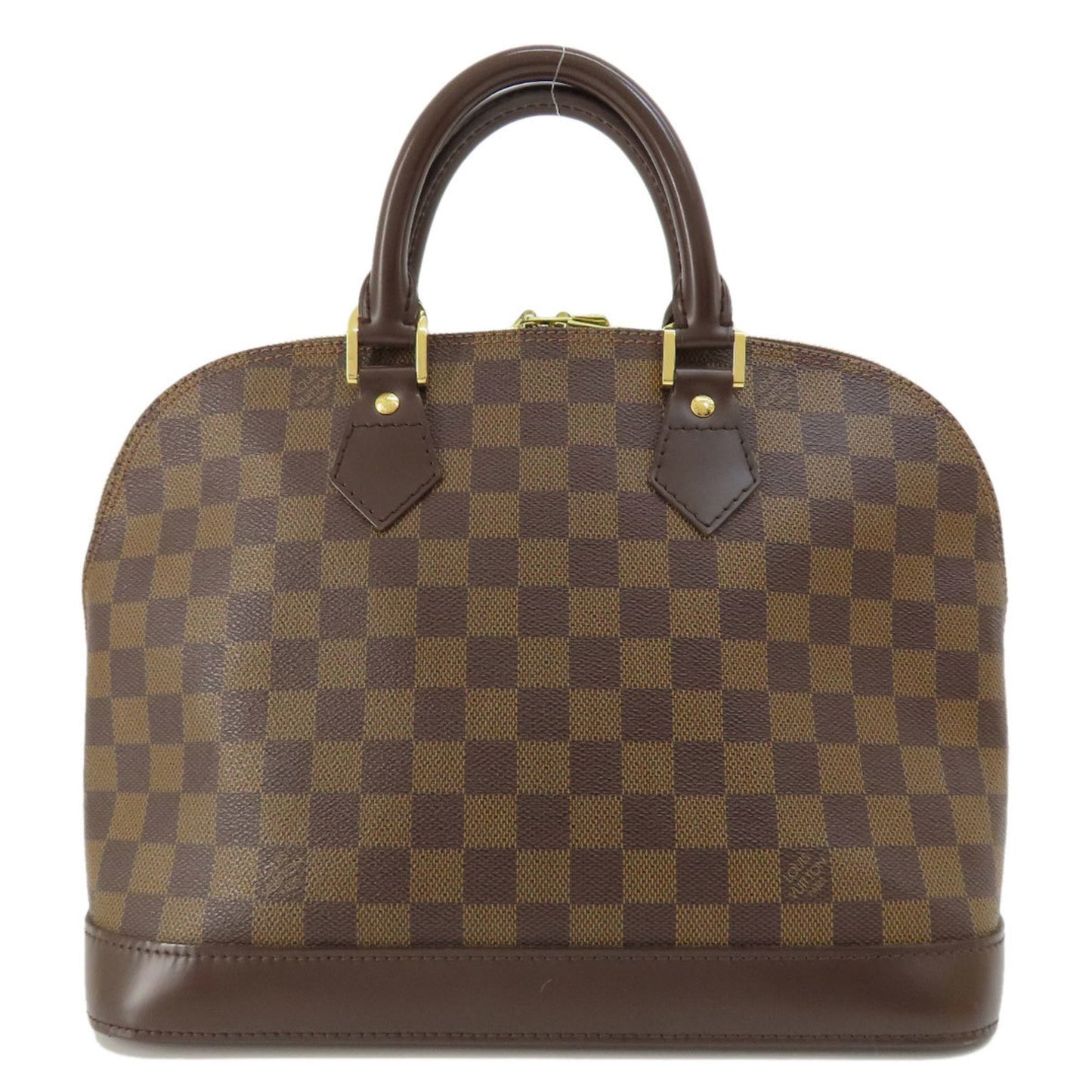 Louis Vuitton Alma, Brown, Canvas, handbag