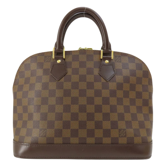 Louis Vuitton Alma, Brown, Canvas, handbag