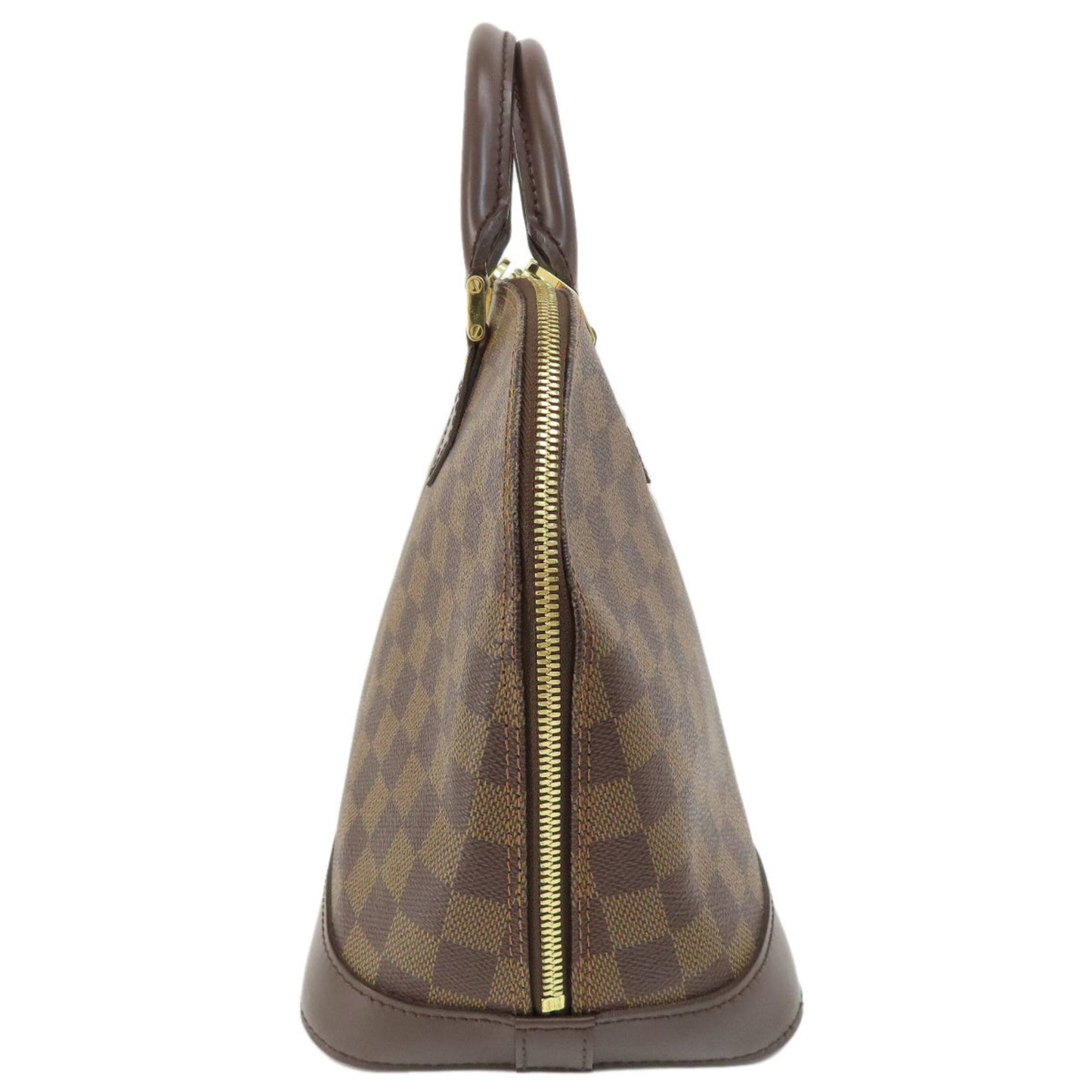 Louis Vuitton Alma, Brown, Canvas, handbag