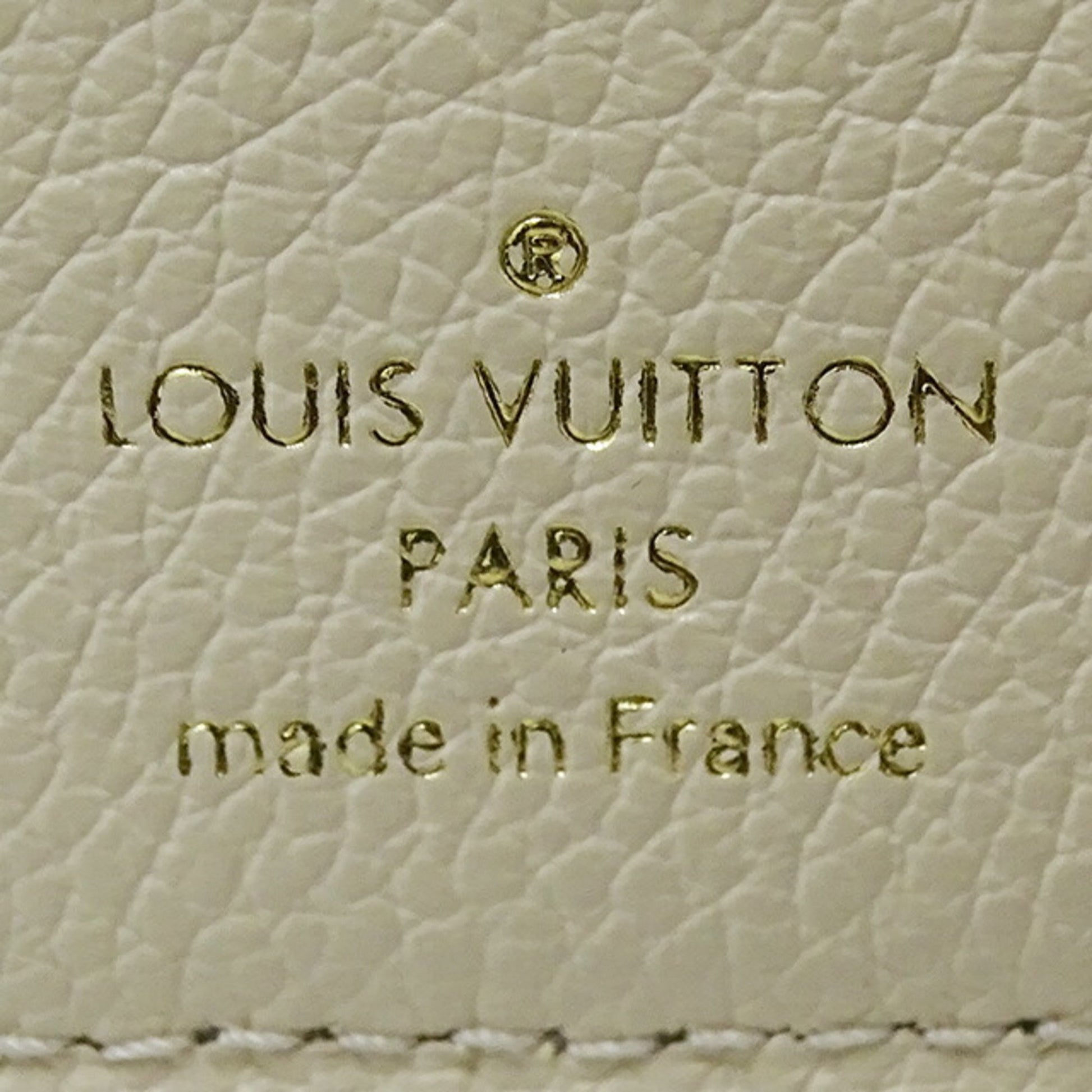 Louis Vuitton Cléa, Beige, Canvas, wallet