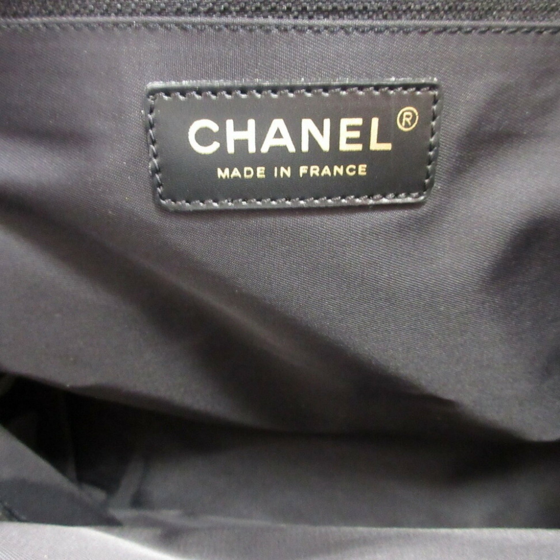 Chanel Travel line, Black, Canvas, tote