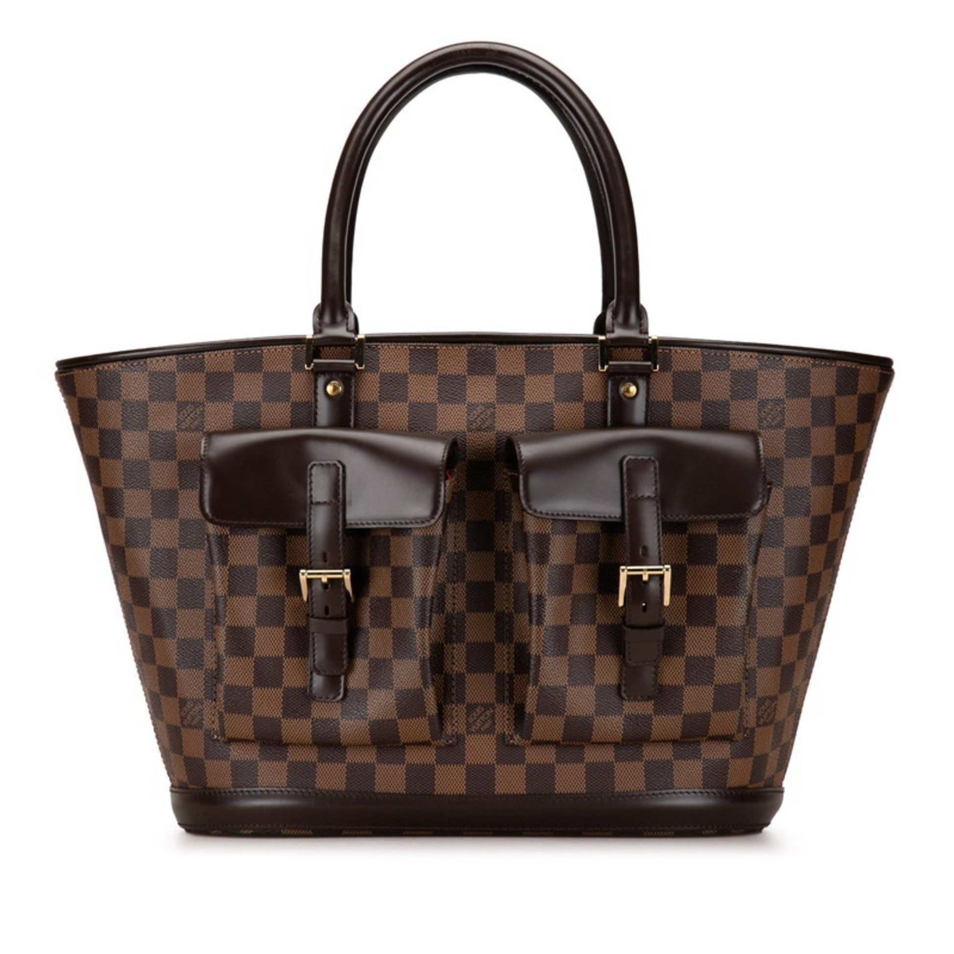 Louis Vuitton Monosque, Brown, Canvas, tote