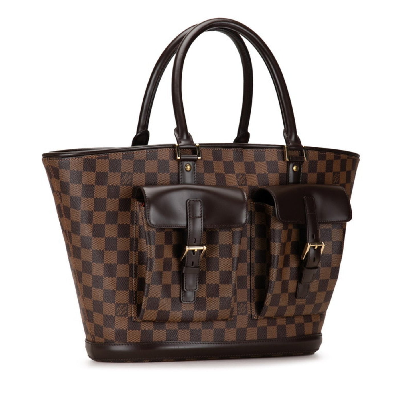 Louis Vuitton Monosque, Brown, Canvas, tote