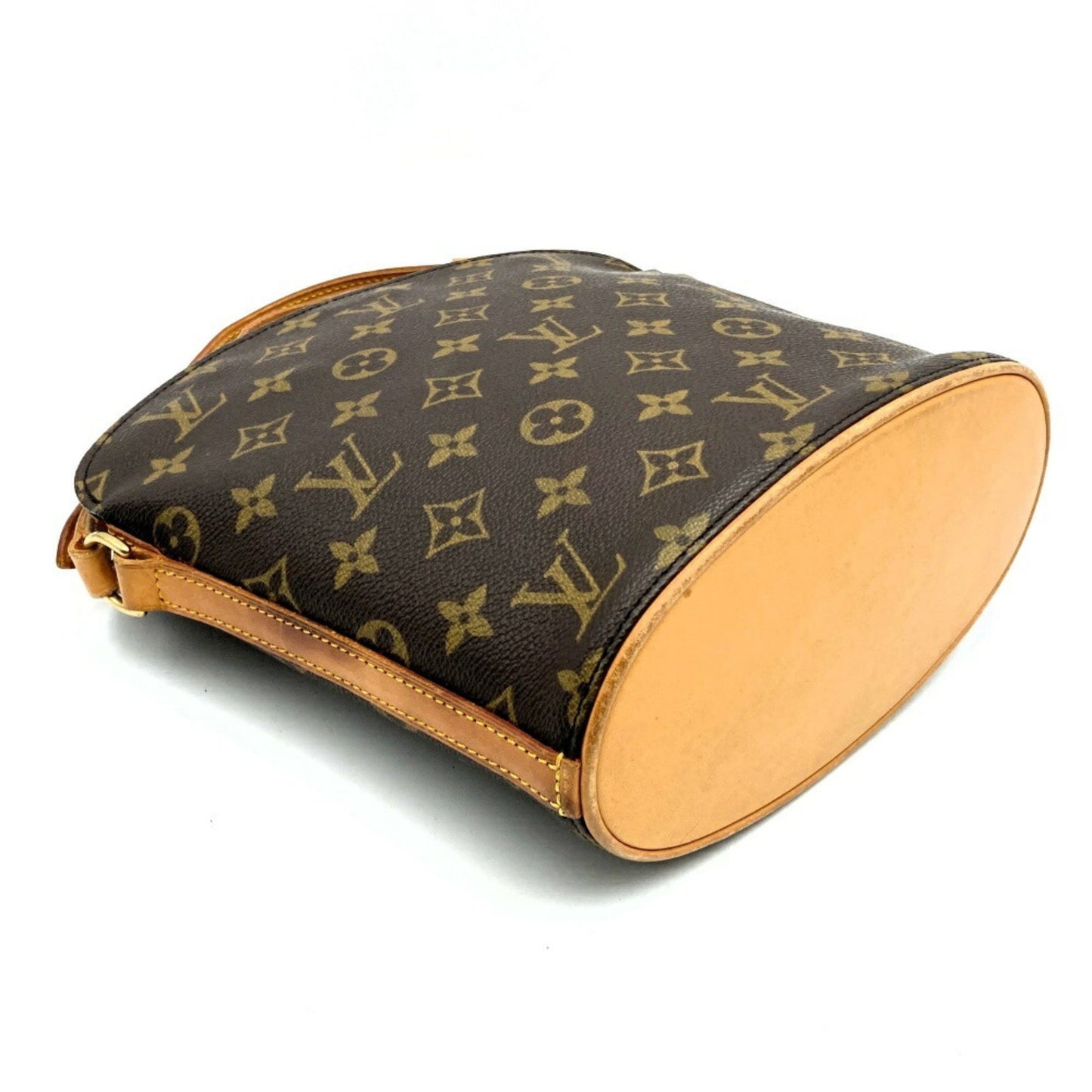 Louis Vuitton Drouot, Brown, Canvas, shoulder