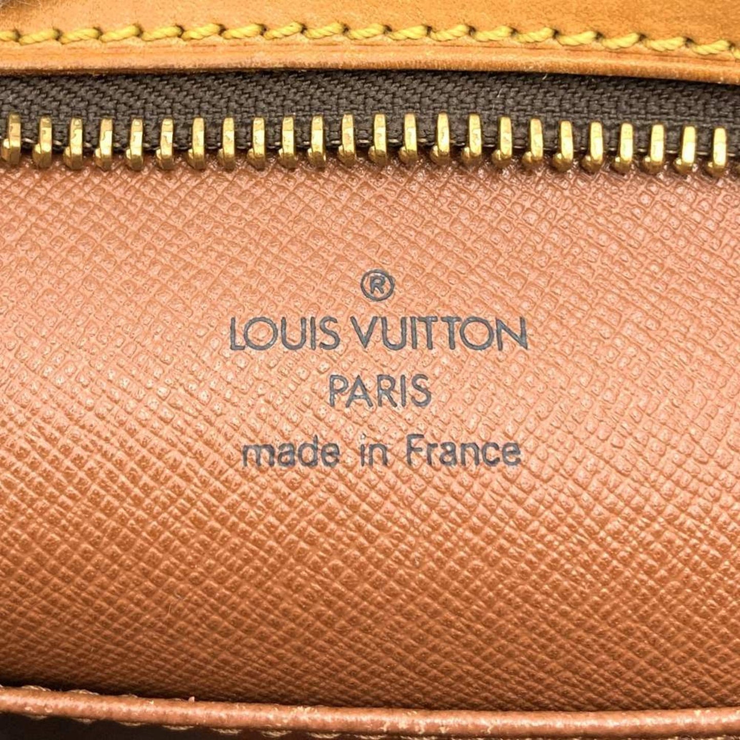 Louis Vuitton Drouot, Brown, Canvas, shoulder