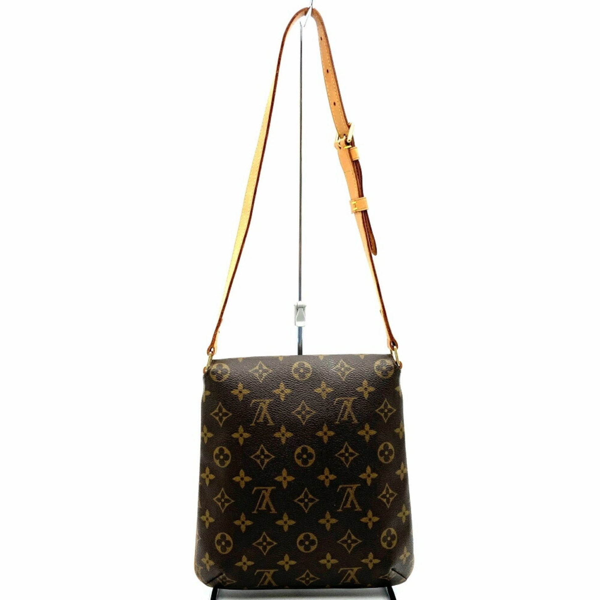 Louis Vuitton Musette Salsa, Brown, Canvas, shoulder