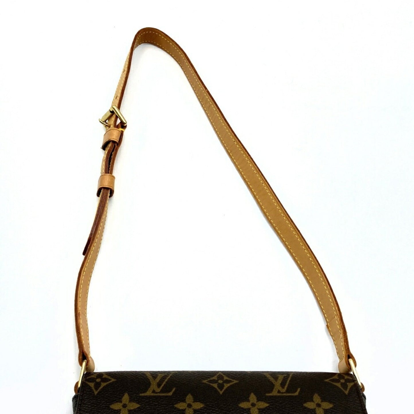 Louis Vuitton Musette Salsa, Brown, Canvas, shoulder