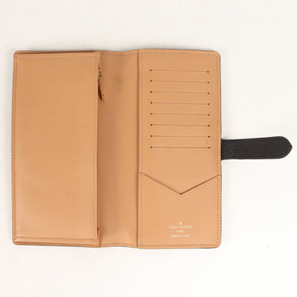 Louis Vuitton, Black, Leather, wallet