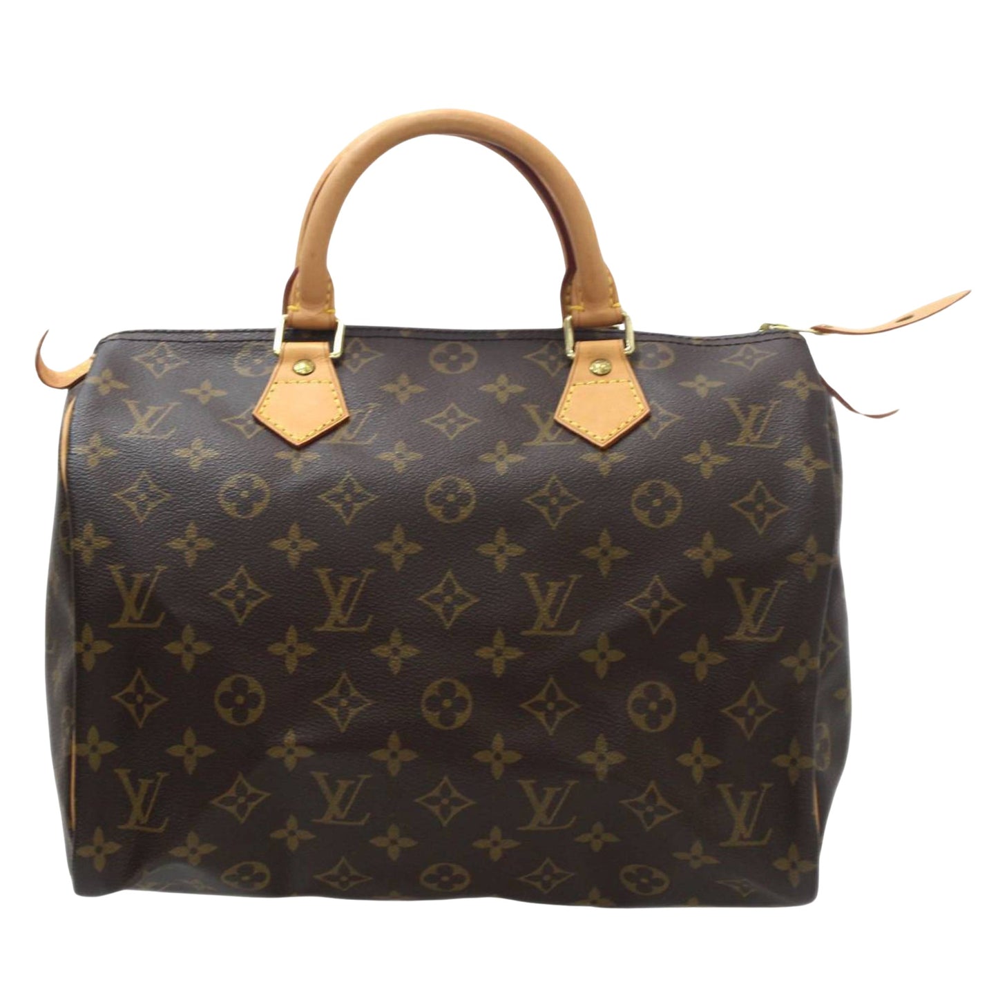 Louis Vuitton Speedy 30, Brown, Canvas, handbag