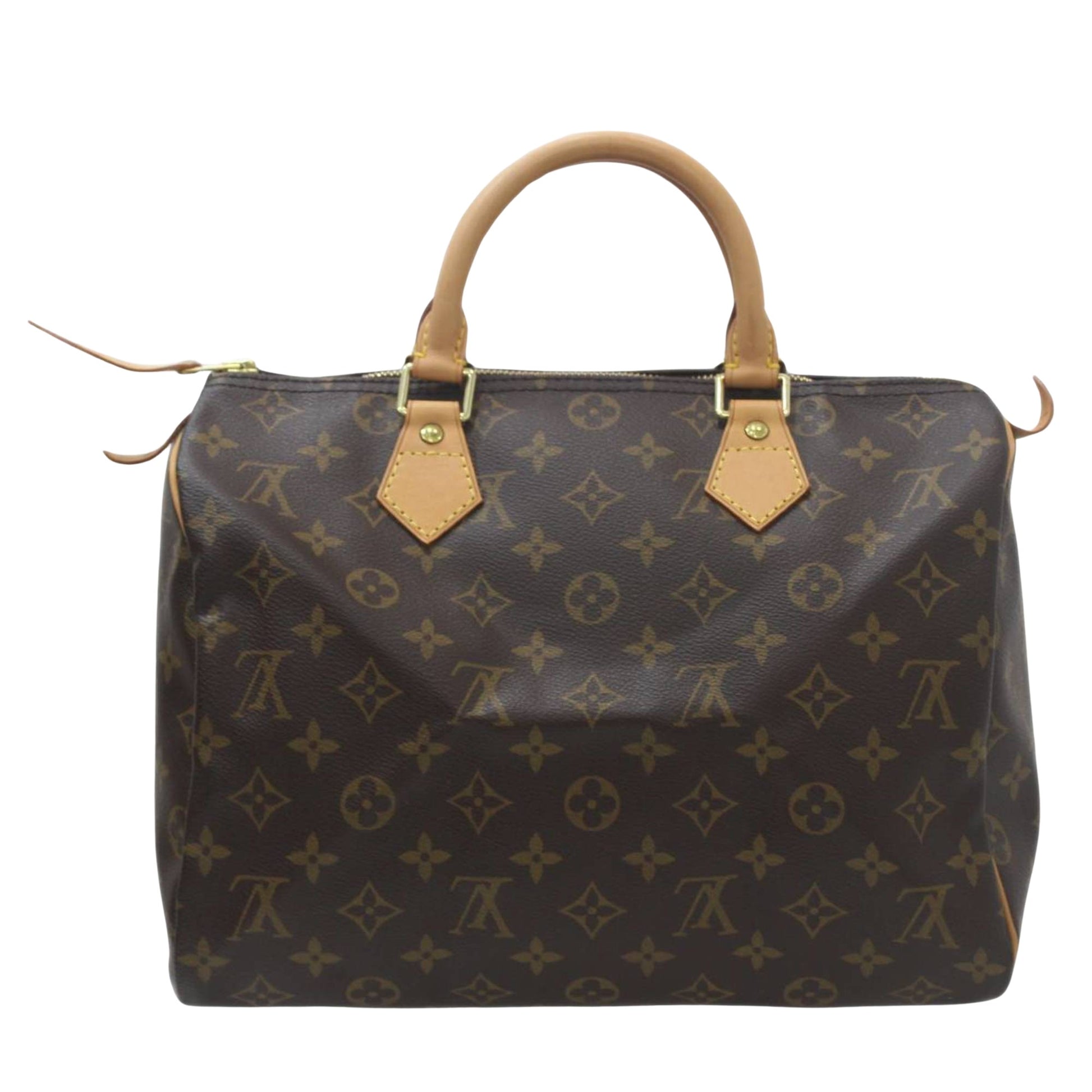 Louis Vuitton Speedy 30, Brown, Canvas, handbag