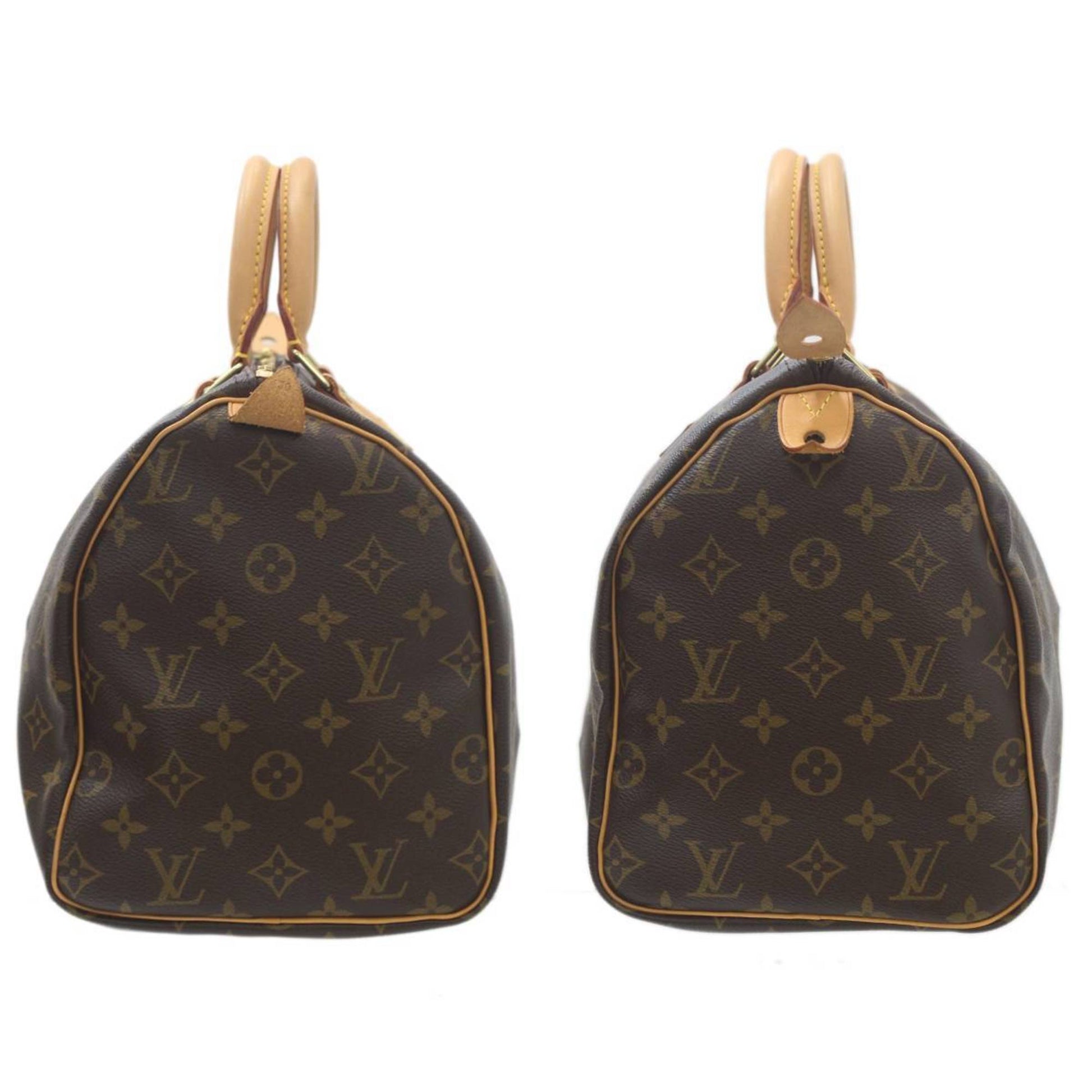 Louis Vuitton Speedy 30, Brown, Canvas, handbag