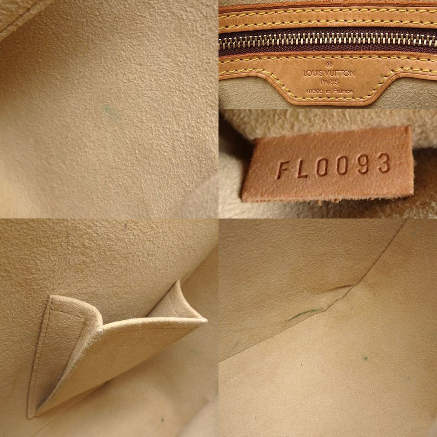 Louis Vuitton Looping MM, Brown, Canvas, shoulder