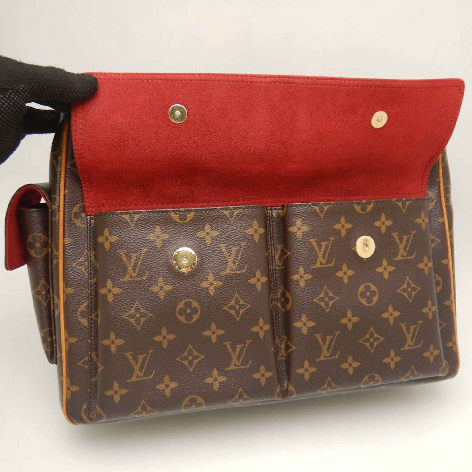 Louis Vuitton Multipli Cité, Brown, Canvas, tote