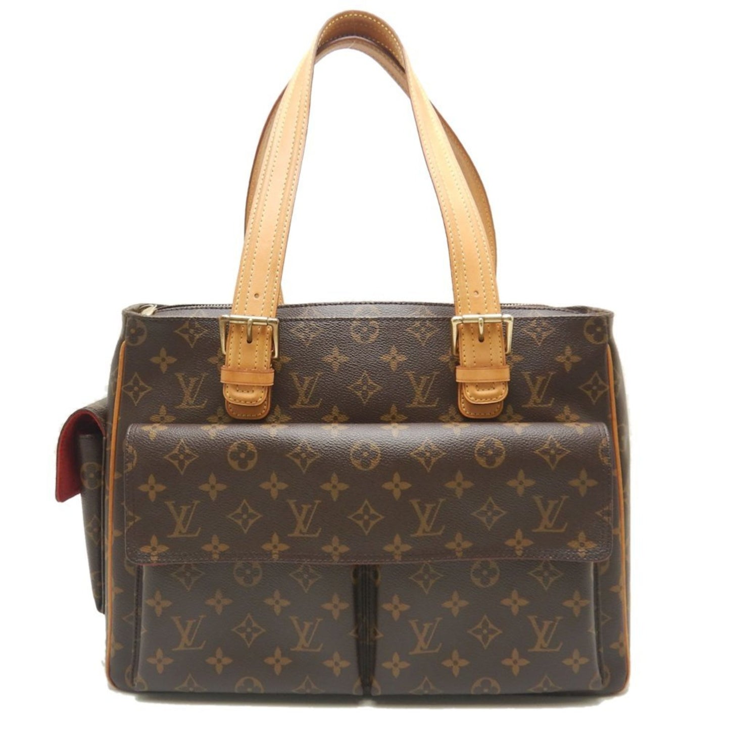 Louis Vuitton Multipli Cité, Brown, Canvas, tote