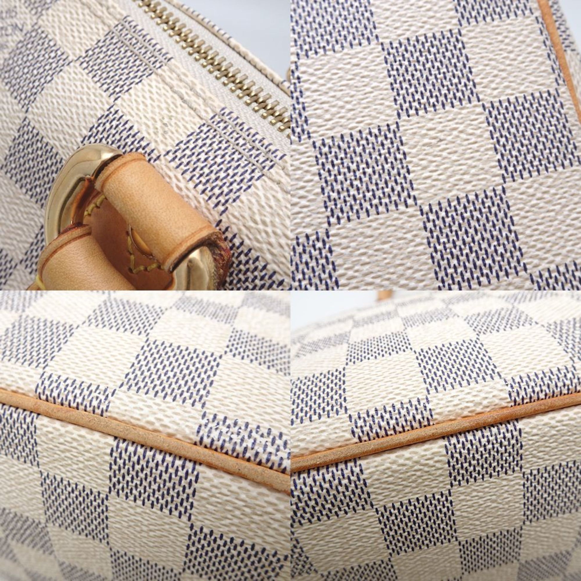 Louis Vuitton Saleya, White, Canvas, handbag