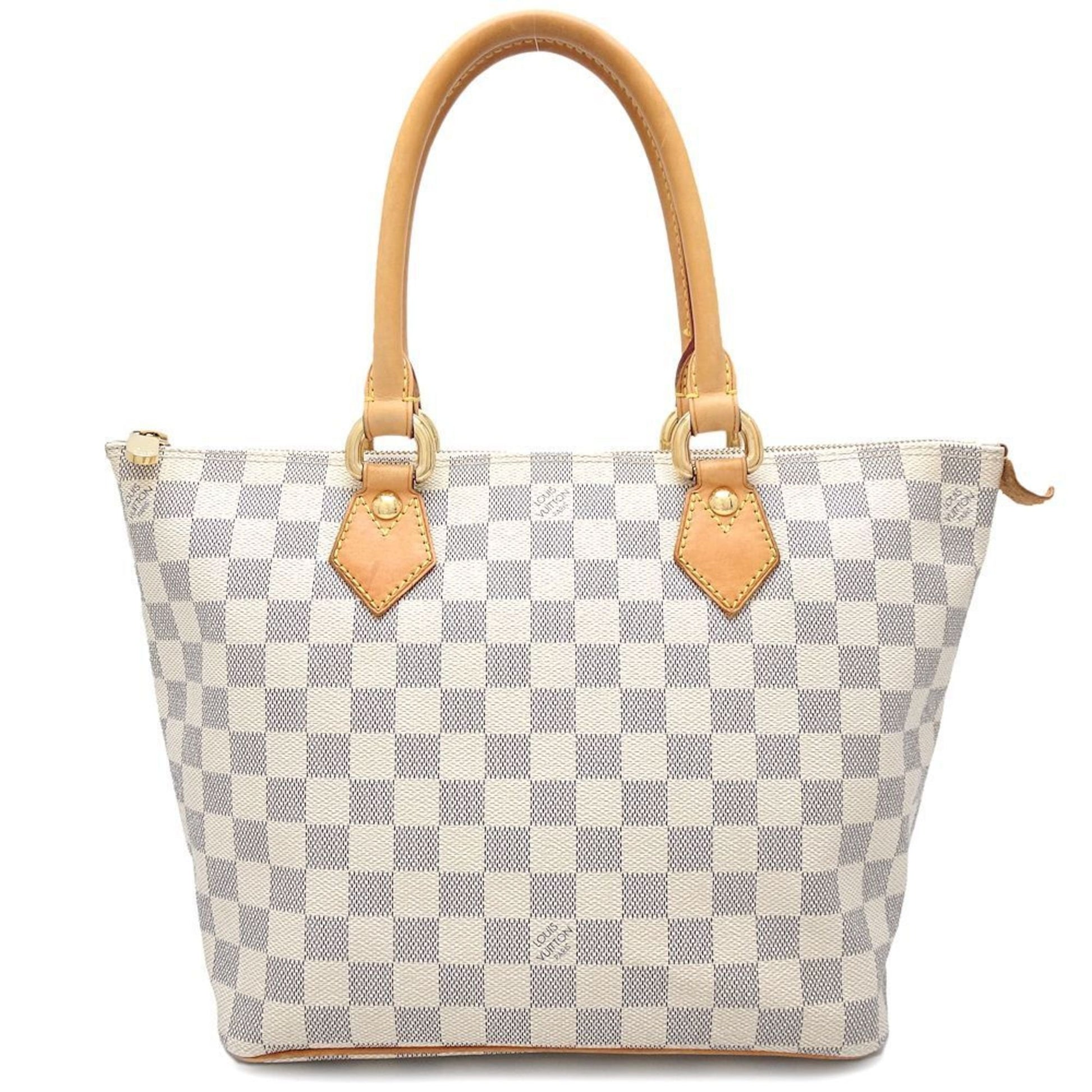 Louis Vuitton Saleya, White, Canvas, handbag