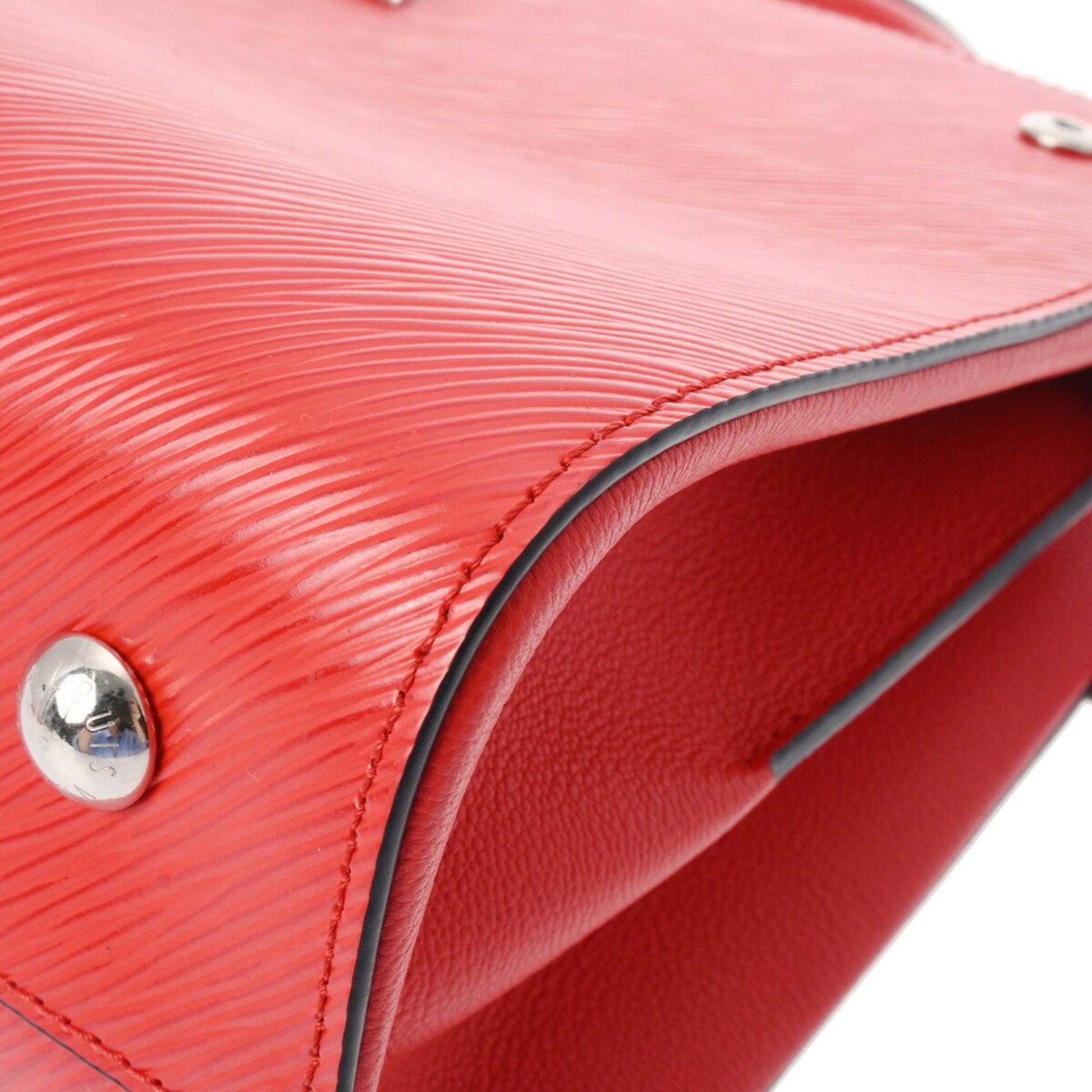 Louis Vuitton Twist, Red, Leather, handbag