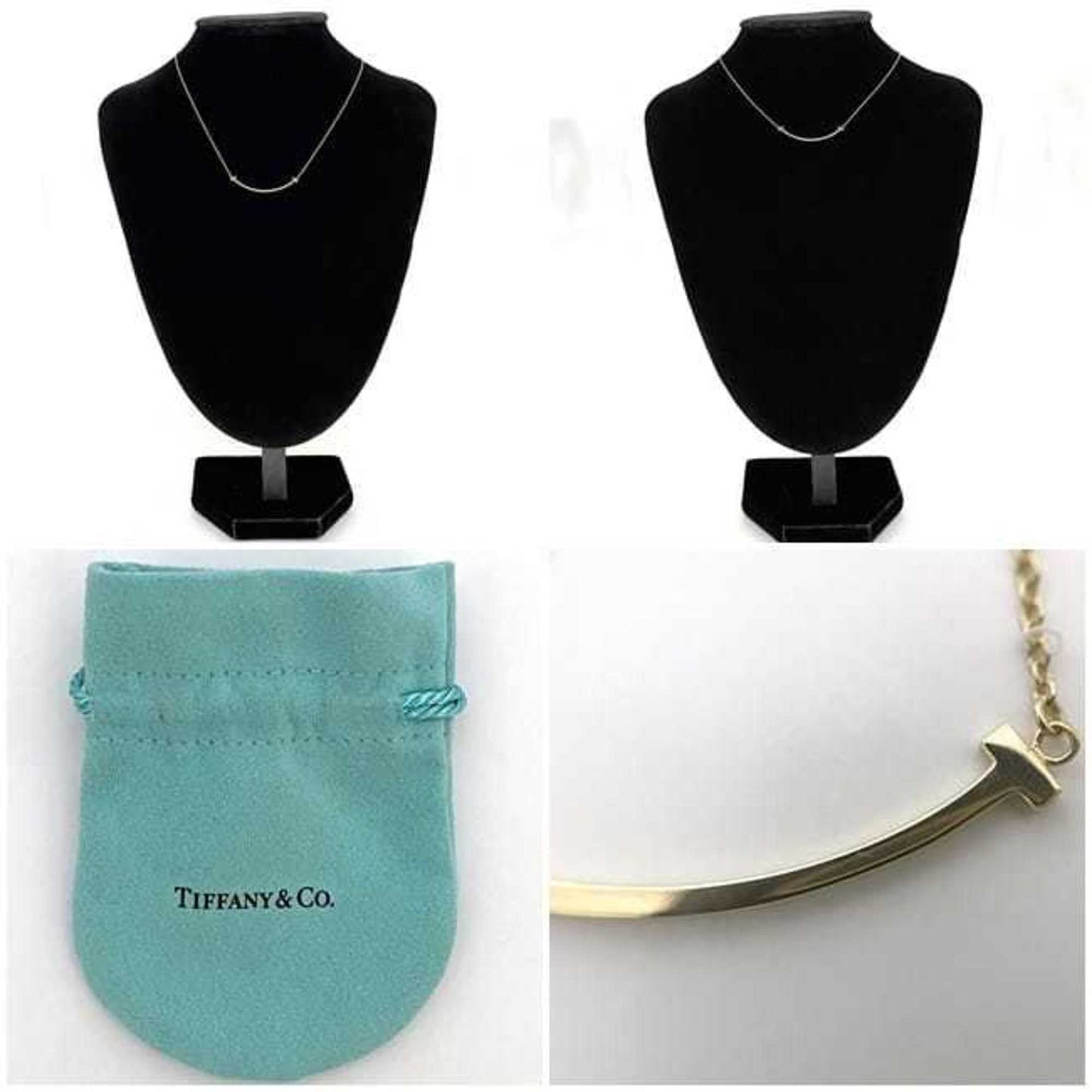 Tiffany & Co T Smile, Gold, Yellow Gold, necklace