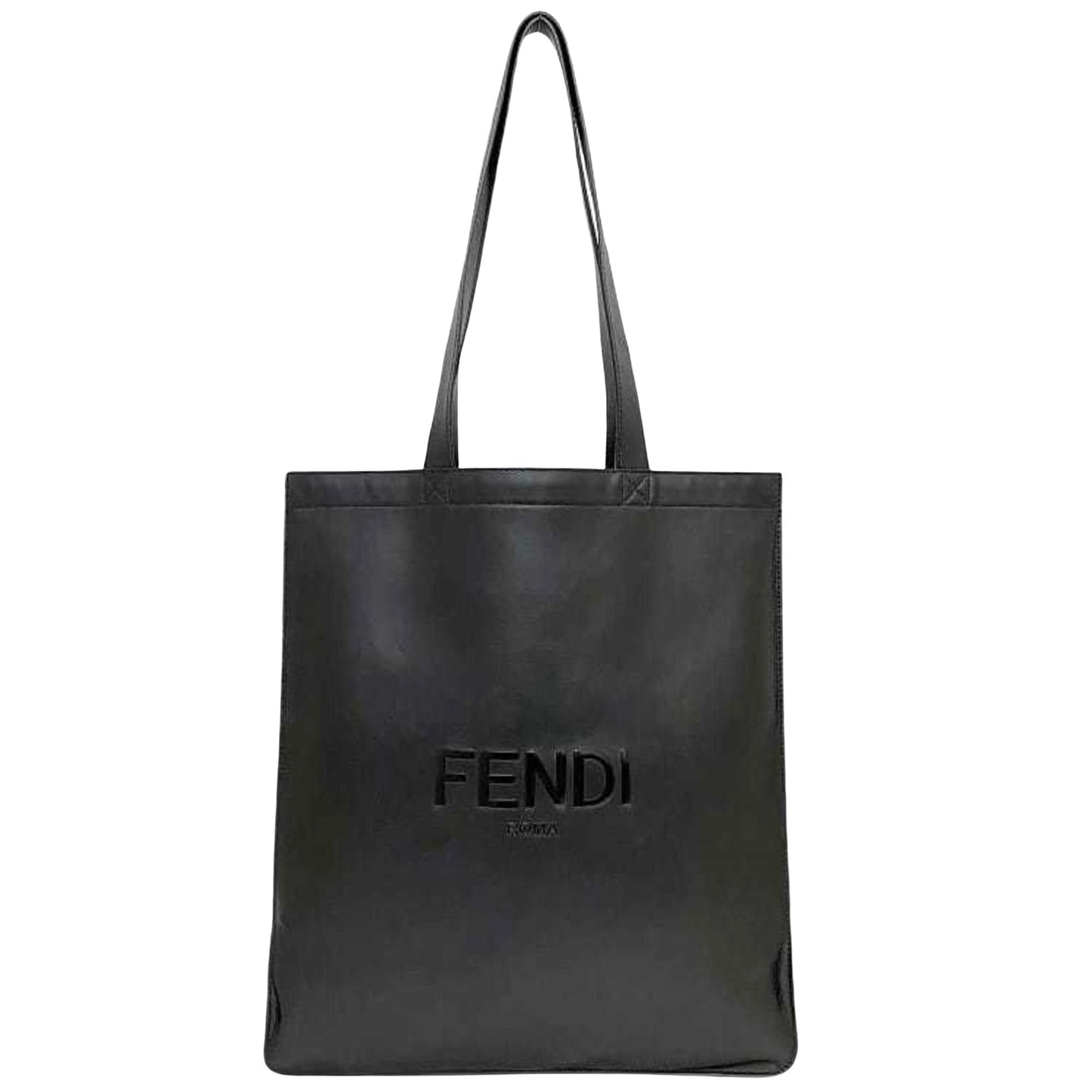 Fendi, Black, Leather, tote