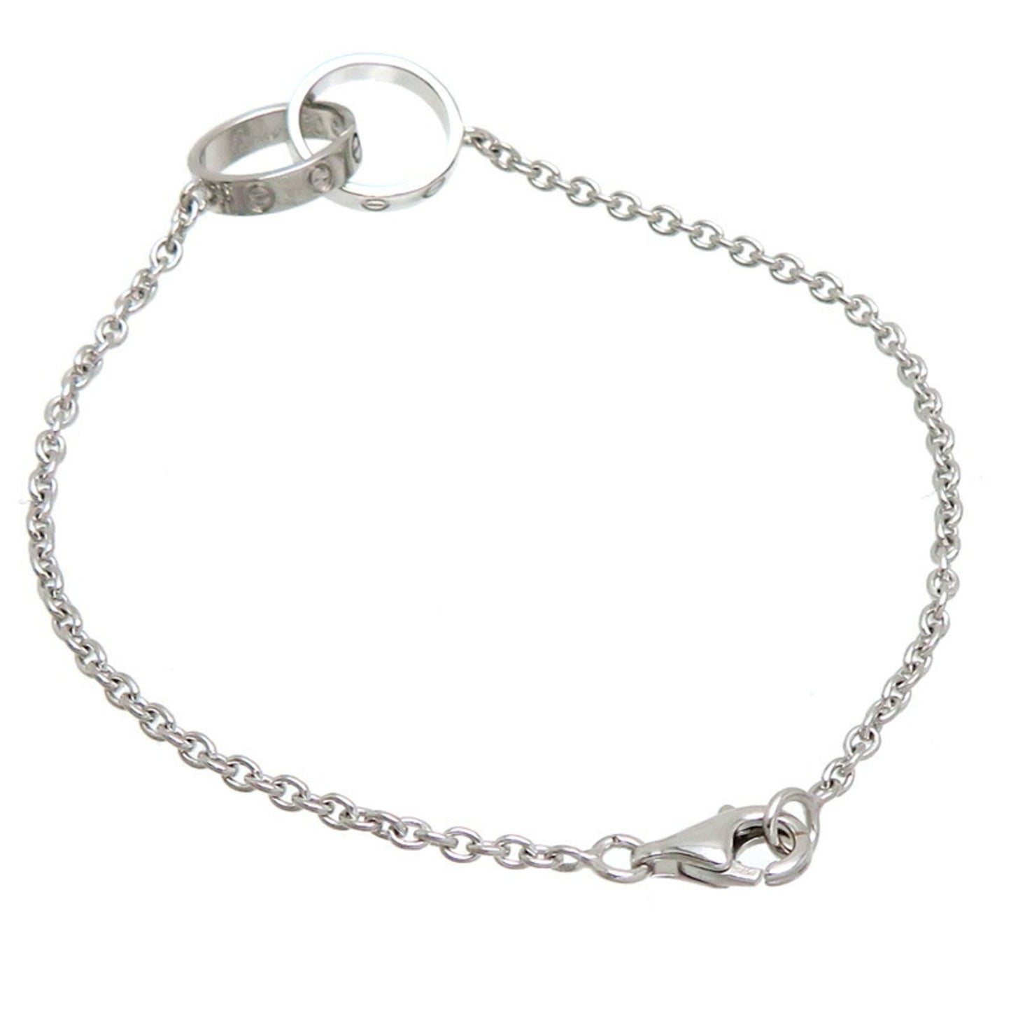 Cartier Love, Silver, White Gold, bracelet