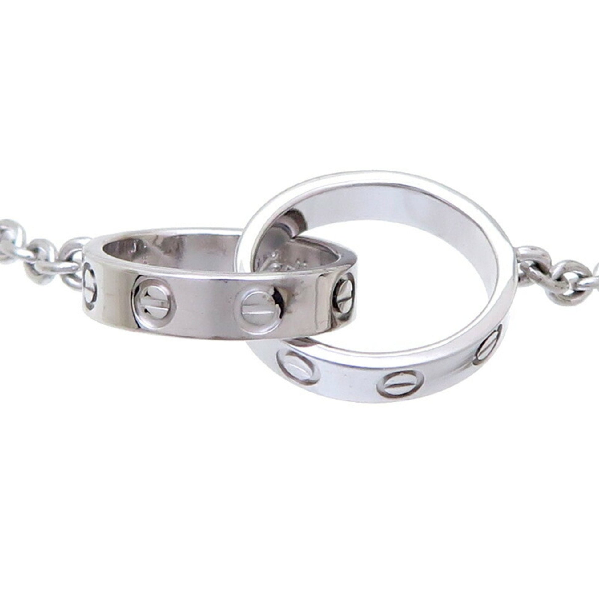 Cartier Love, Silver, White Gold, bracelet