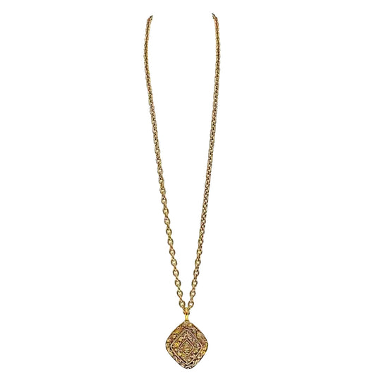 Chanel Coco Mark, Gold, Gold Plated, necklace