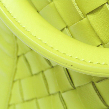 Bottega Veneta Intrecciato, Yellow, Leather, backpack