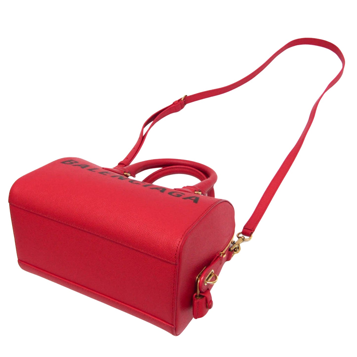 Balenciaga Ville, Red, Leather, handbag