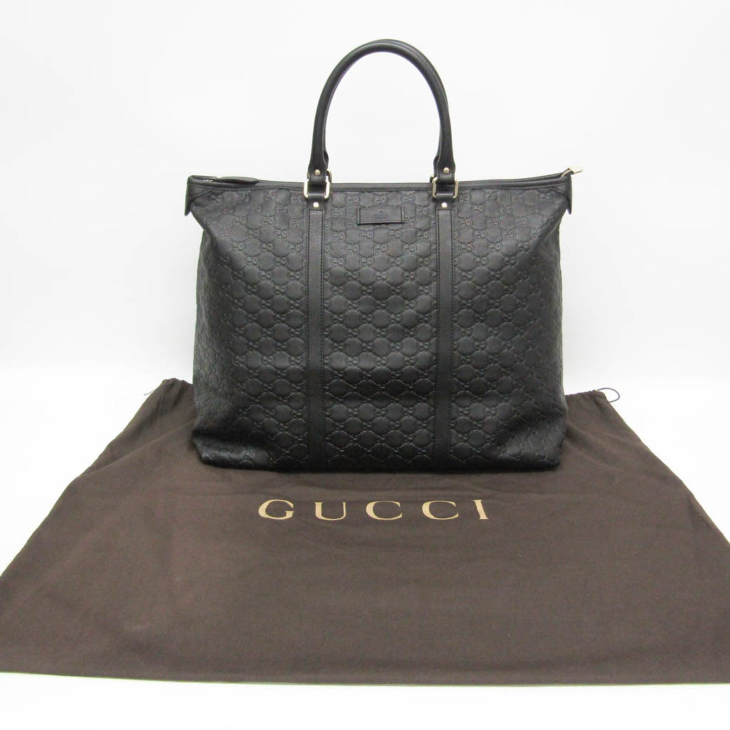 Gucci Guccissima, Black, Leather, handbag