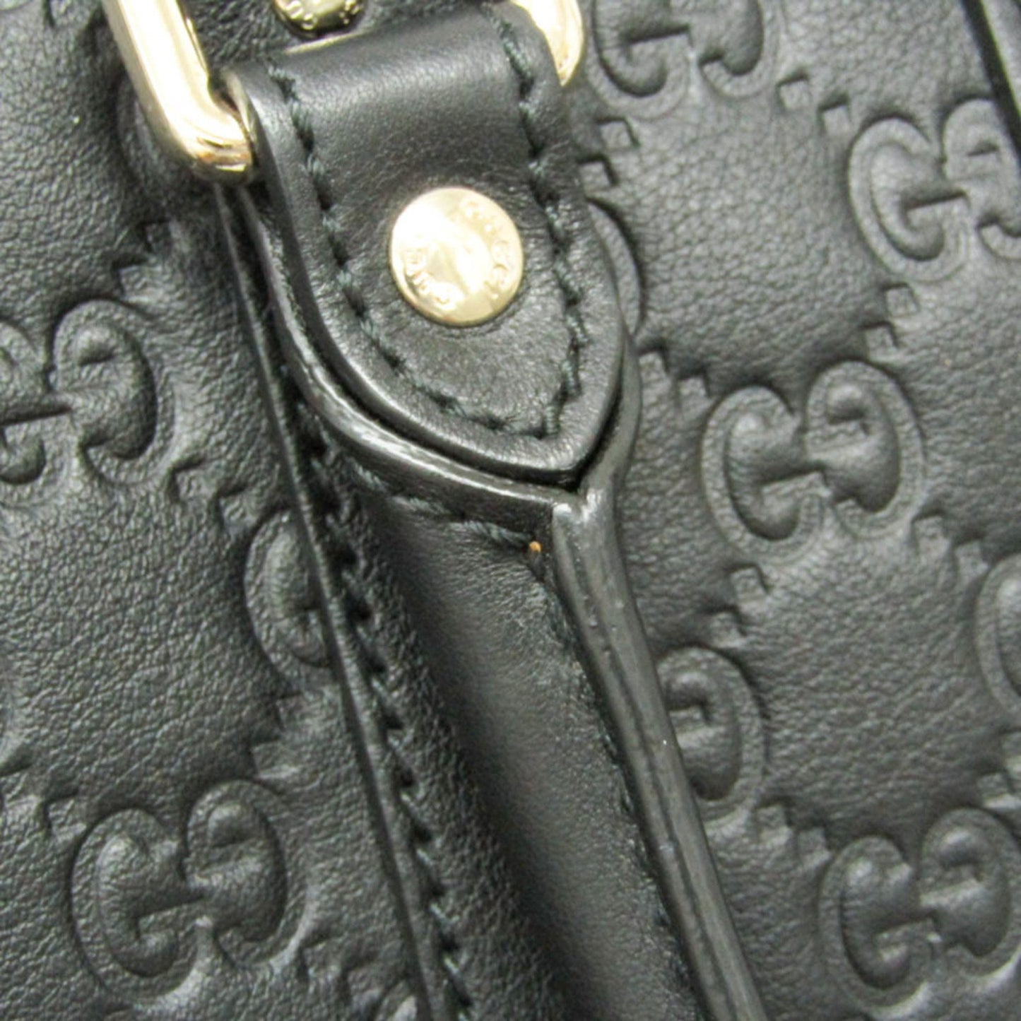 Gucci Guccissima, Black, Leather, handbag